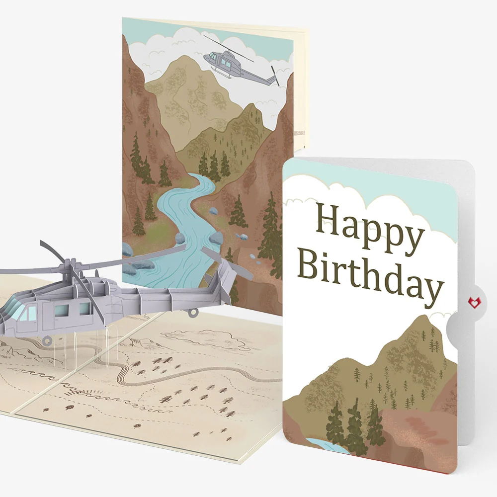 Lovepop Helicopter Birthday Pop-Up Card and Sentiment Set