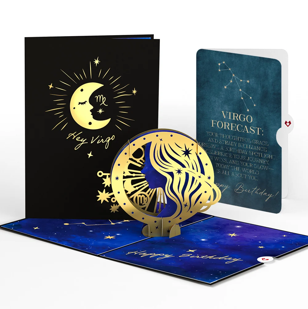 Lovepop Virgo Zodiac Birthday Pop-Up Card and Sentiment Set