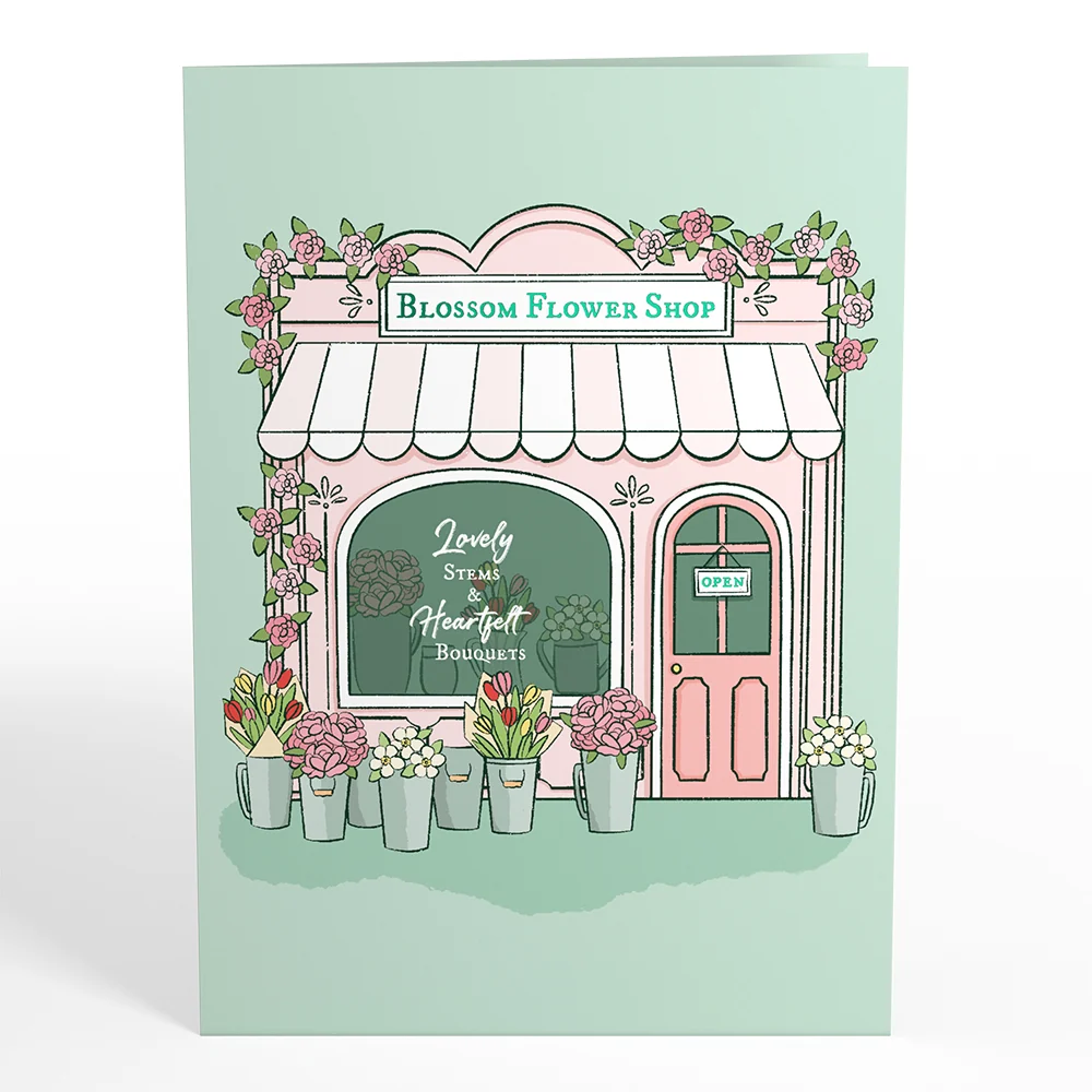 Lovepop Blossom Flower Shop Card with Mini Bouquet - Image 5