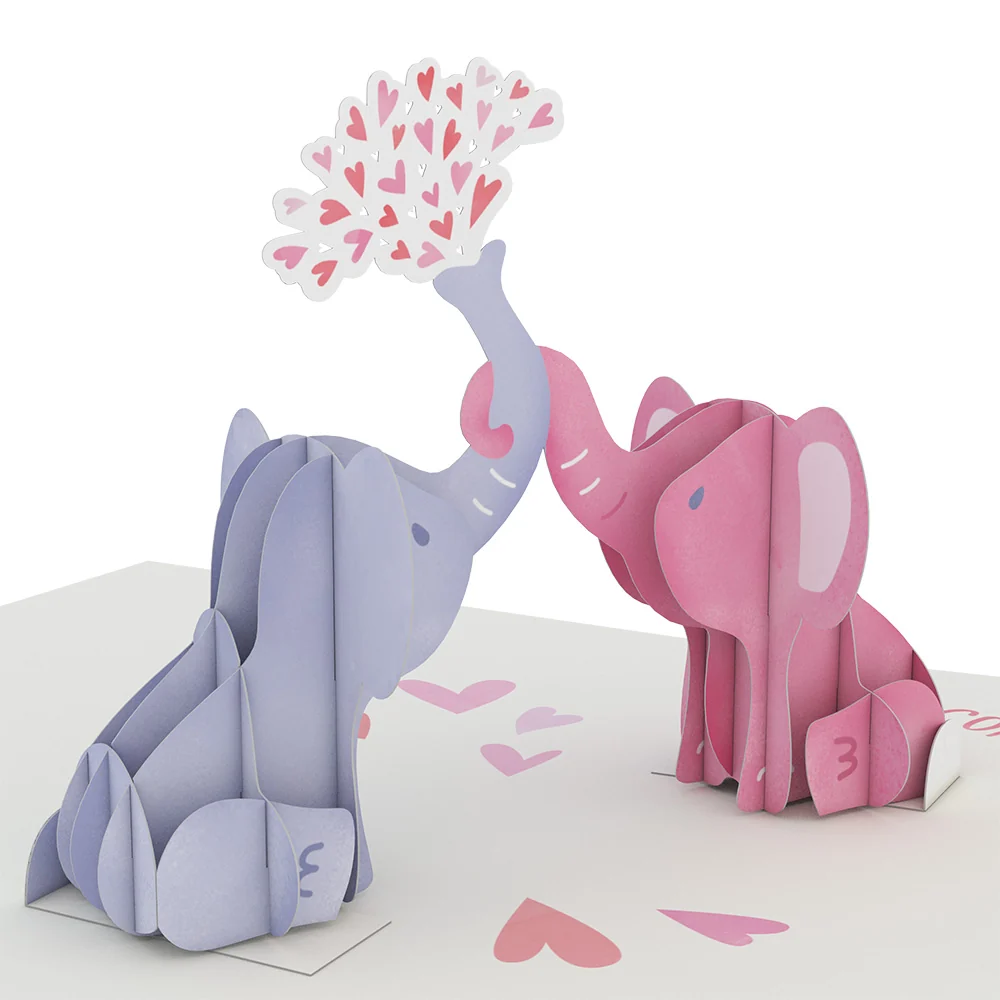 Lovepop Oh Baby Congrats: Paperpop Card Scale - Image 2