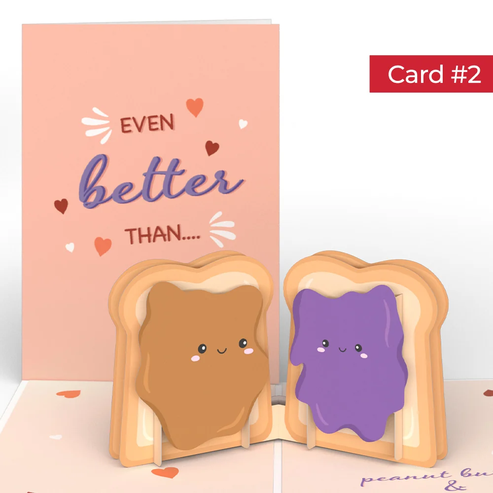 Lovepop We Go Together Like... Valentine's Day 4-in-1 Nesting Card Coffee - Image 6