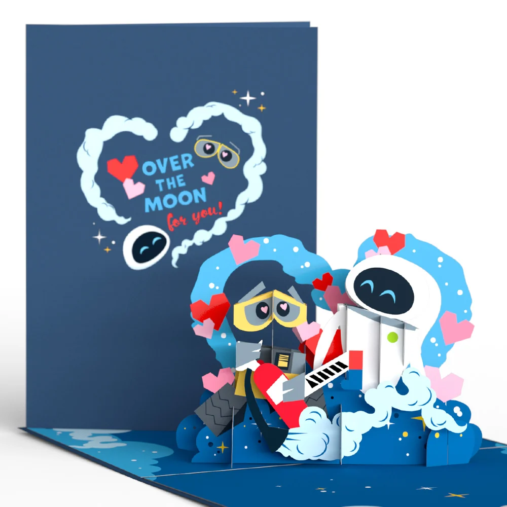 Lovepop Disney and Pixar's WALL•E Over The Moon For You Pop-Up Card - Image 2