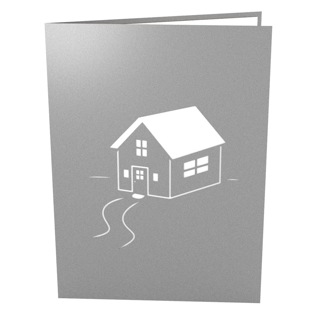 Lovepop Housewarming Gray Pop-Up Card - Image 3