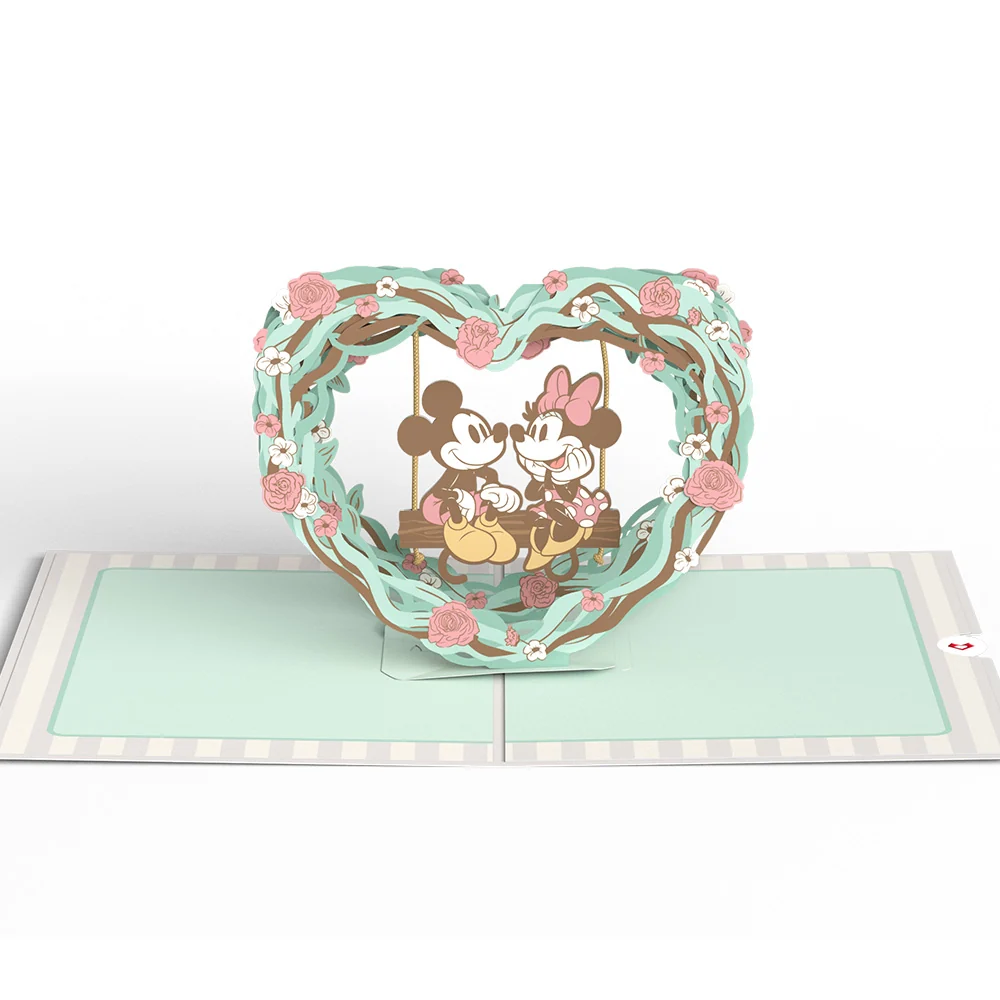Lovepop Disney's Mickey & Minnie Mouse My Favorite Place Is Next to You Pop-Up Card - Image 3