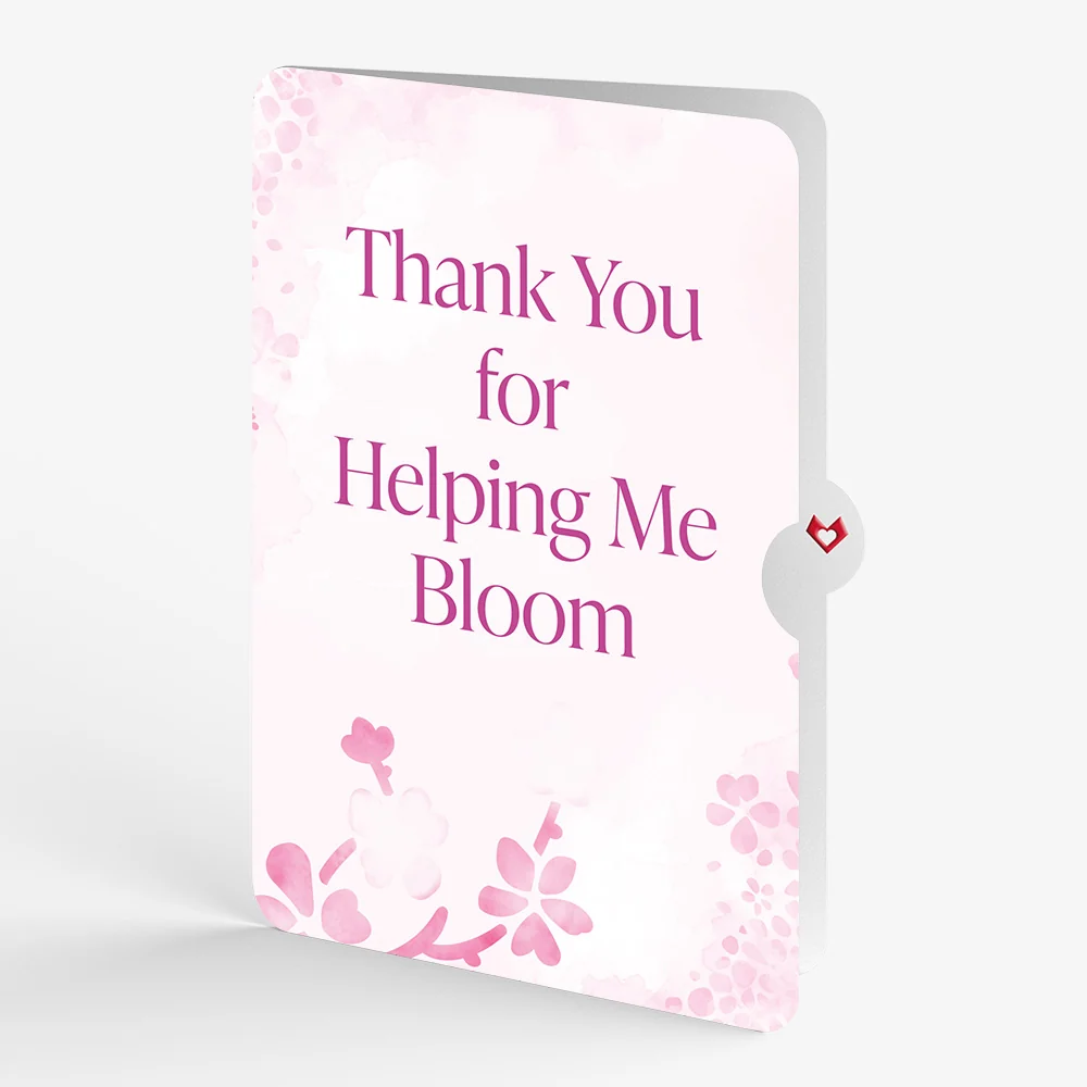 Lovepop Cherry Blossom Thank You Pop-Up Card and Sentiment Set - Image 4