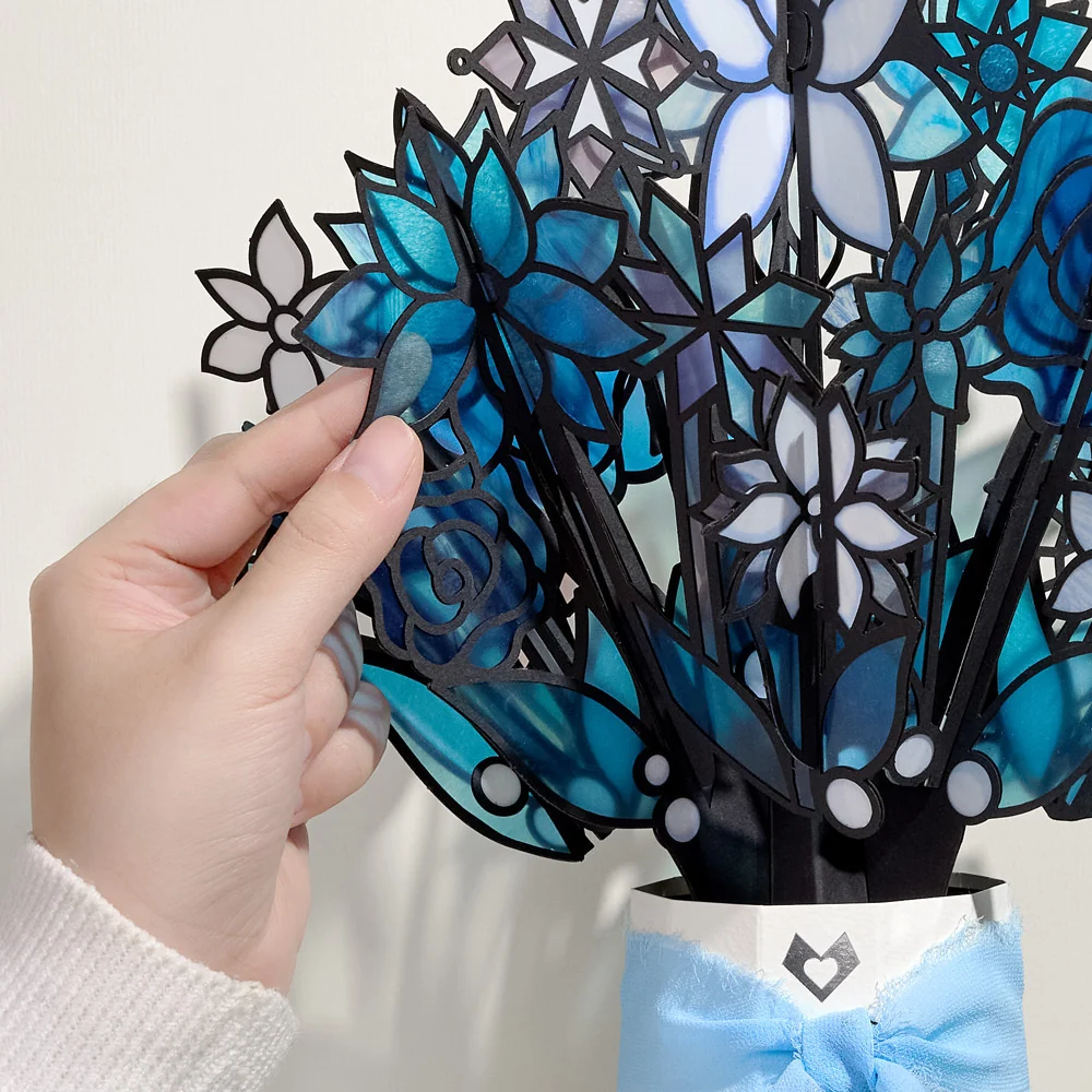 Lovepop Let It Snow Suncatcher Card & Pop-Up Bouquet Bundle - Image 5