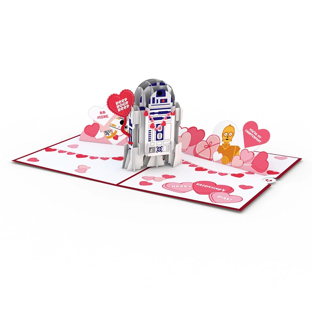 Lovepop Star Wars R2-D2 Valentine Pop-Up Card - Image 3