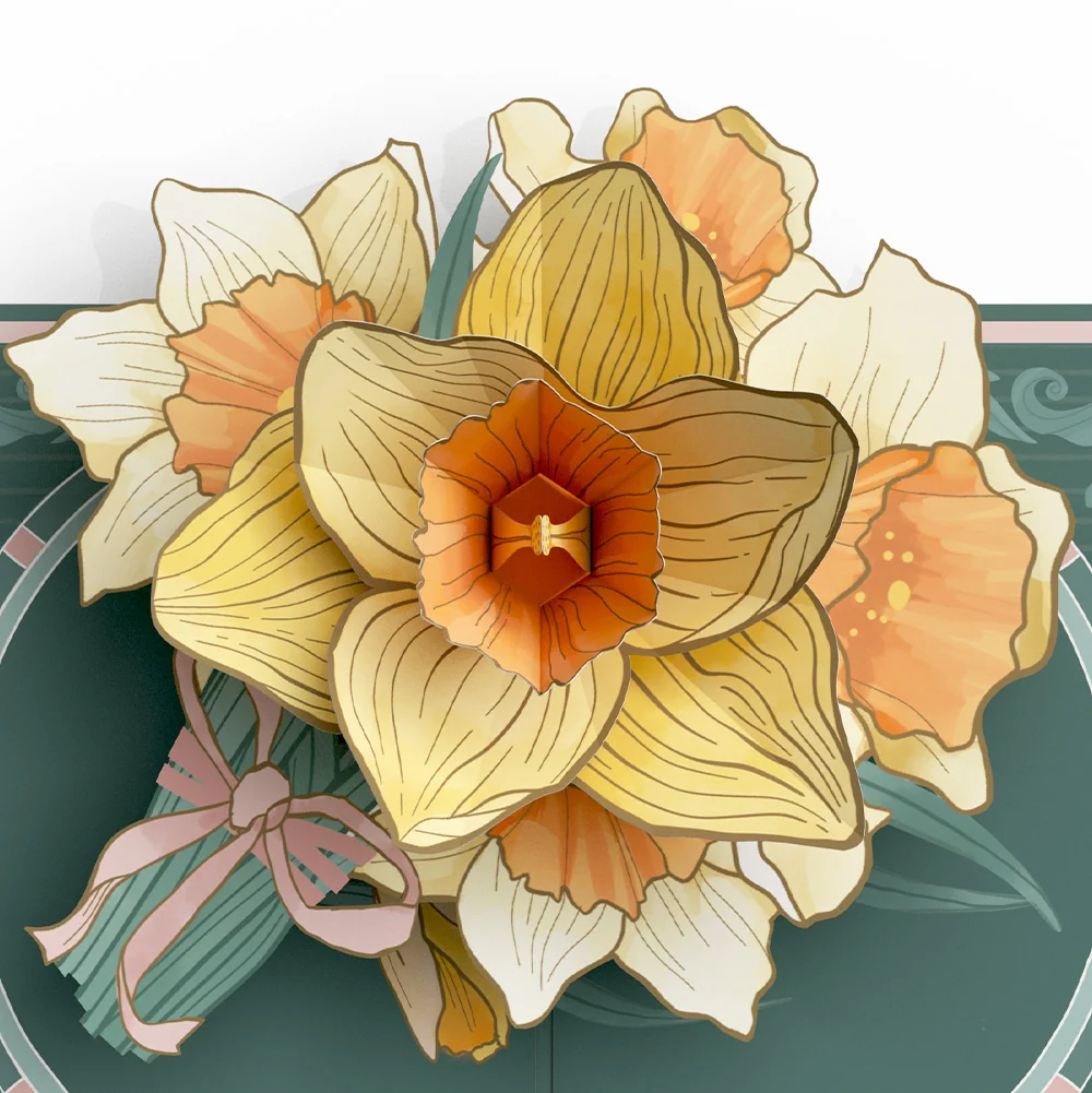 Lovepop Daffodils in Bloom Thinking of You Pop-Up Card and Sentiment Set - Image 3
