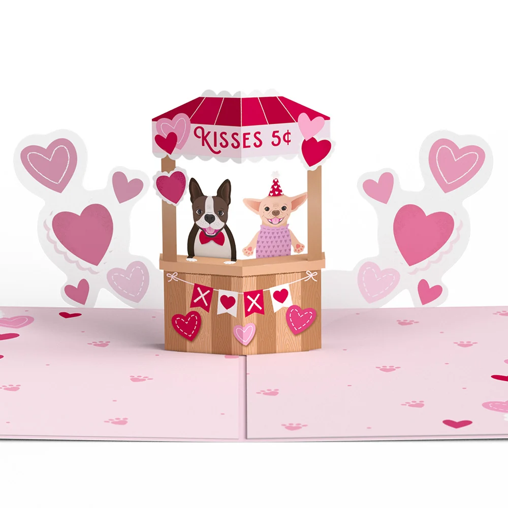 Lovepop Love You Furever Dog Kisses Pop-Up Card & Bouquet Bundle - Image 3