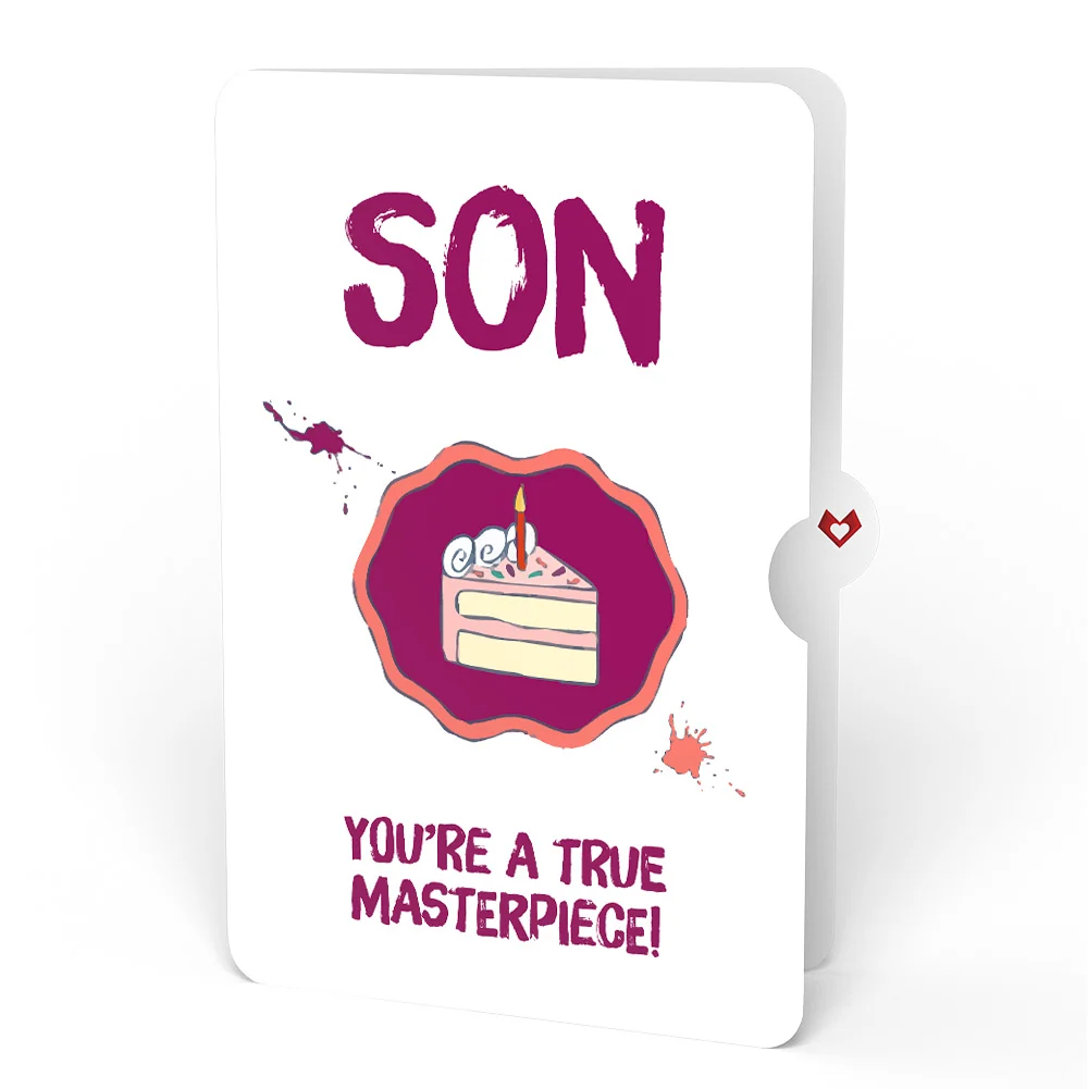 Lovepop Happy Birthday to a True Masterpiece Pop-Up Card and Sentiment Set for Son - Image 4