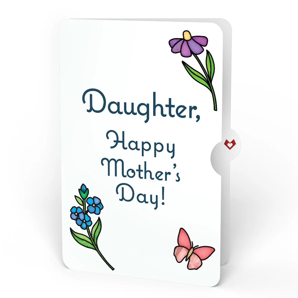 Lovepop Garden Glow Mother’s Day Suncatcher Bouquet and Sentiment Set for Daughter Glass - Image 4