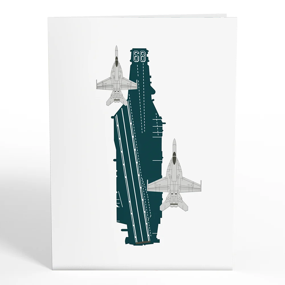 Lovepop U.S. Aircraft Carrier Pop-Up Card - Image 4