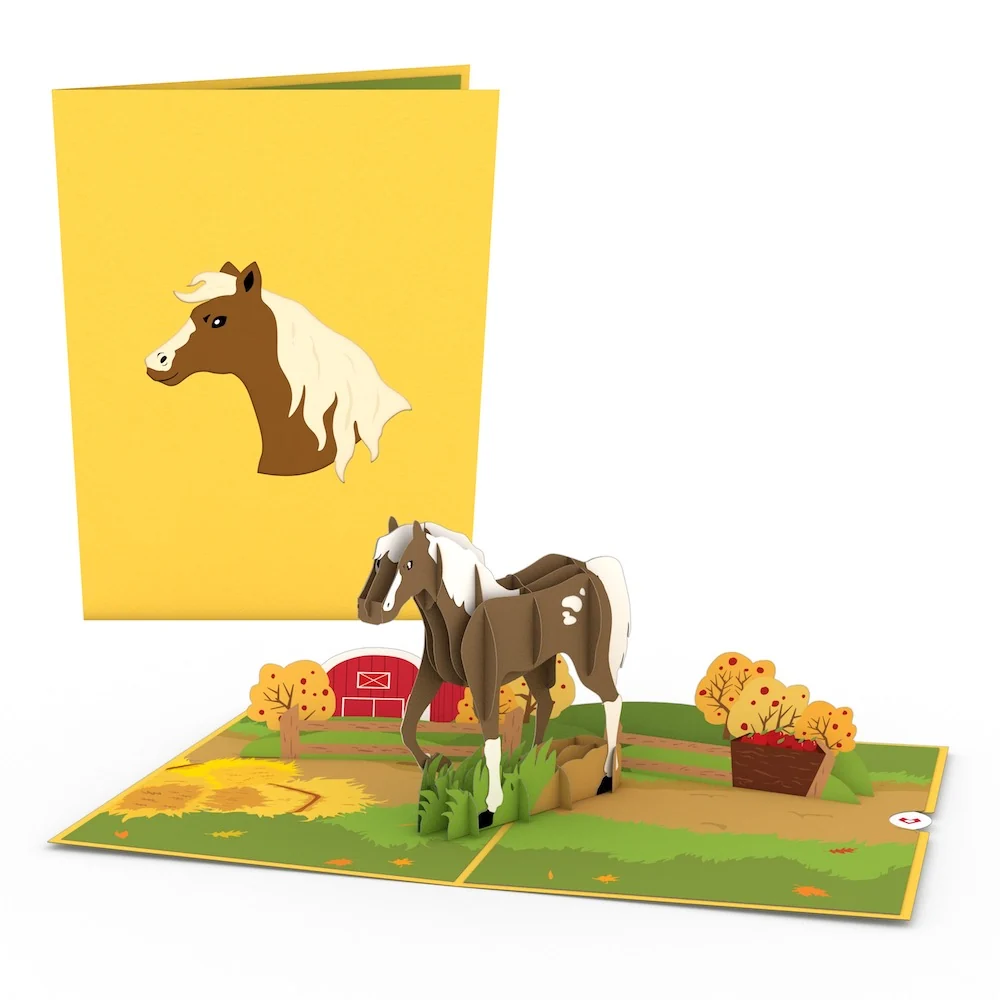Lovepop Horse Pop-Up Card