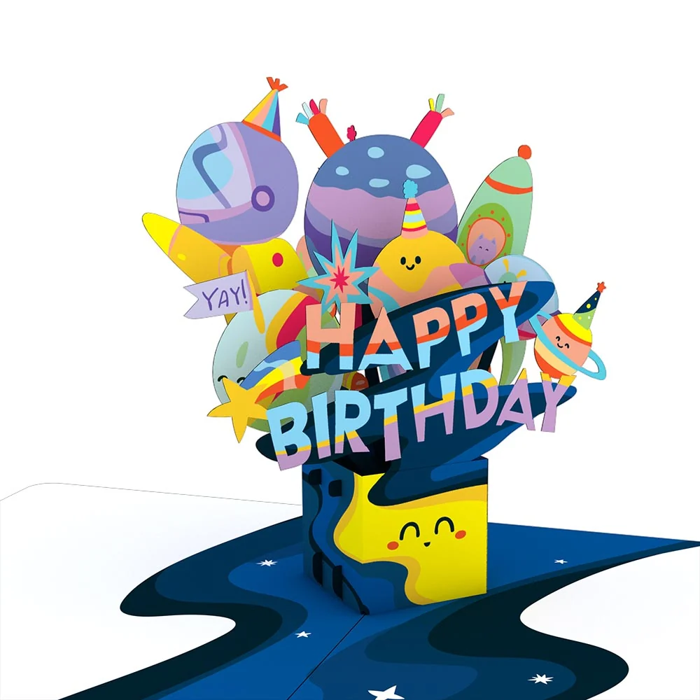 Lovepop Playpop Card: Out of This World Birthday - Image 2
