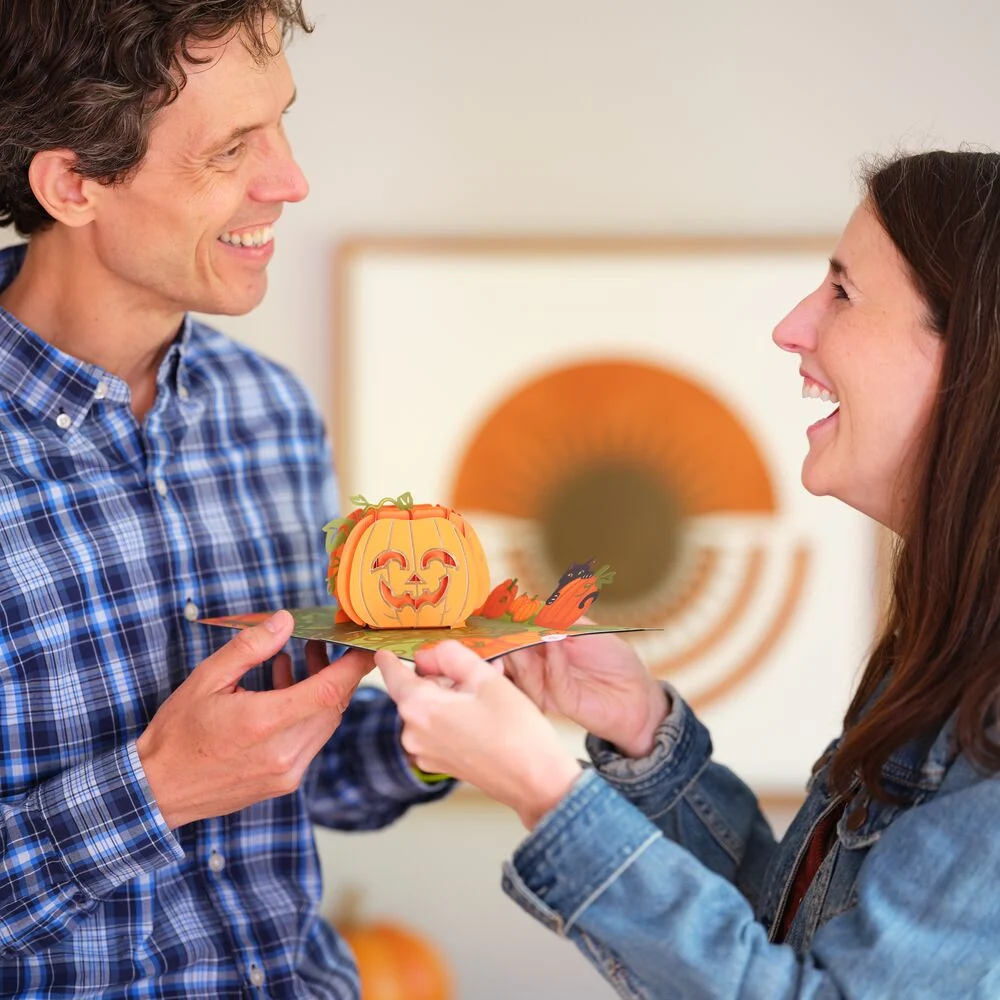 Lovepop Happy Halloween Pumpkin Pop-Up Card - Image 5