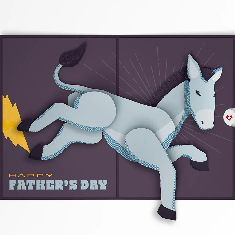 Lovepop Kick Ass Father’s Day Pop-Up Card - Image 4