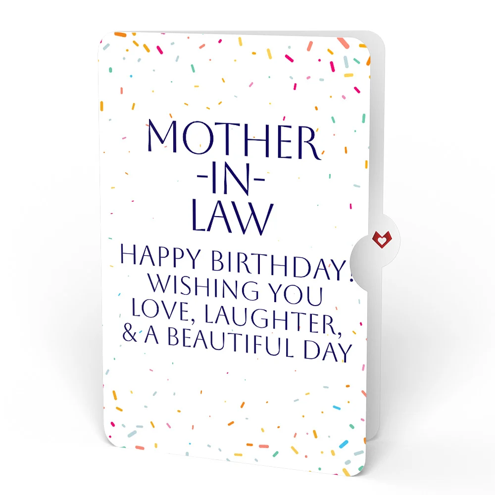 Lovepop Happy Birthday Confetti Cake Music and Lights Pop-Up Card and Sentiment Set for Mother-in-law Candle - Image 4