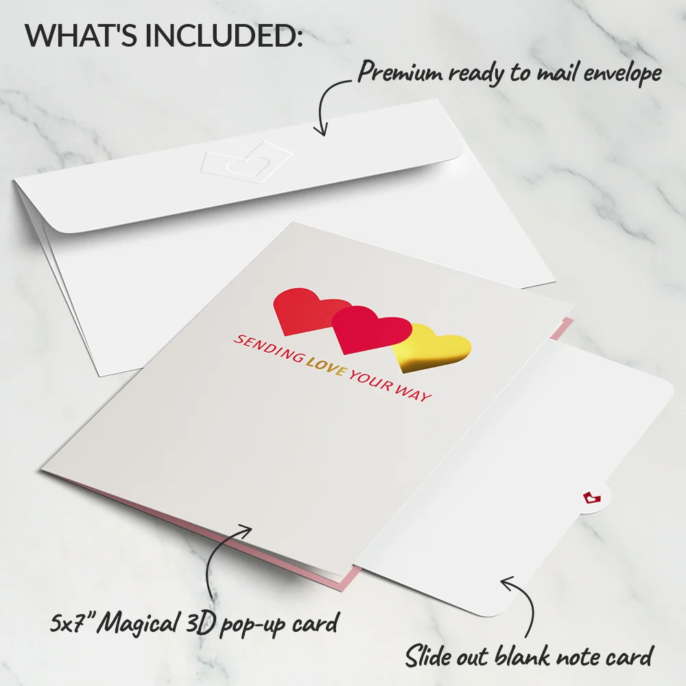 Lovepop Sending Love Pop-Up Card - Image 5
