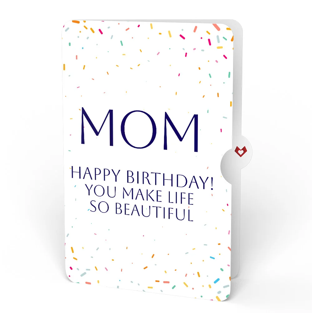 Lovepop Happy Birthday Balloons Music and Lights Pop-Up Card and Beautiful Life Sentiment Set for Mom - Image 4