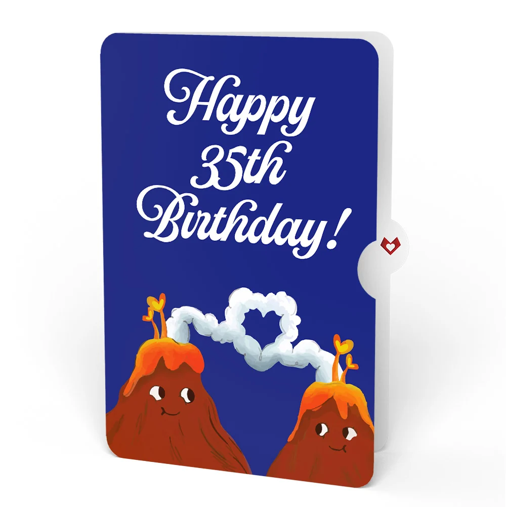 Lovepop I Lava You 35th Birthday Pop-Up Card and Sentiment Set - Image 4