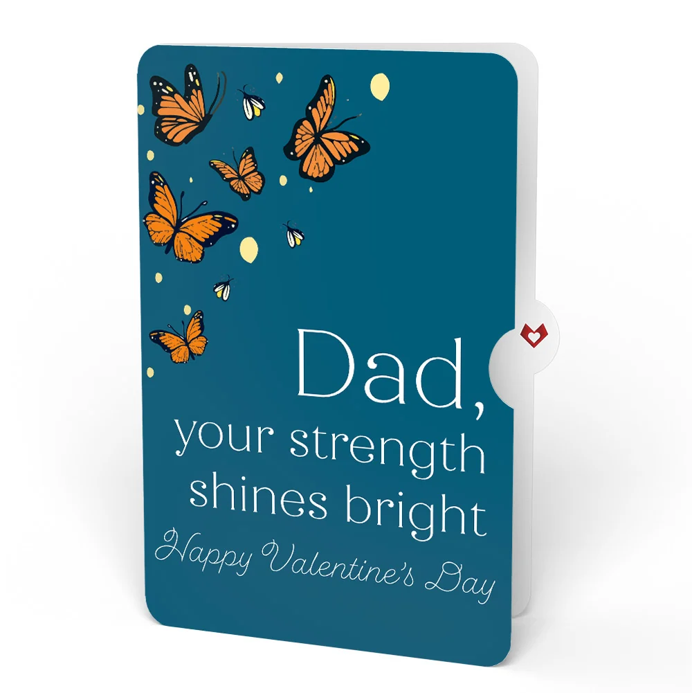 Lovepop Thinking of You Butterfly Jar Valentine Light-Up Pop-Up Card and Sentiment Set for Dad - Image 4