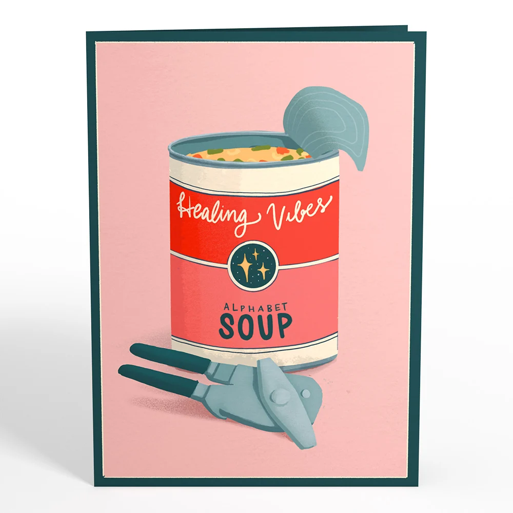 Lovepop Get Well Soon Soup Pop-Up Card Bowl - Image 4