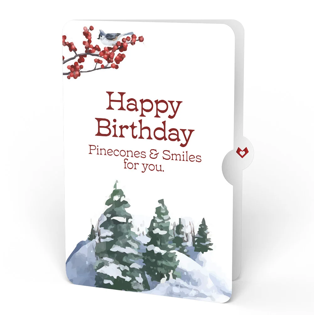 Lovepop Winter Wishes Mountain Village Birthday Light-Up Pop-Up Card and Sentiment Set - Image 4