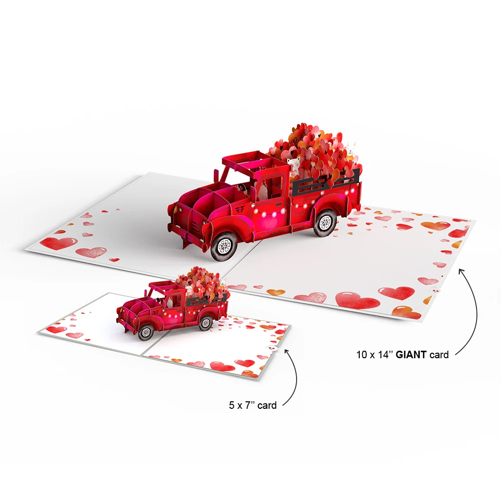 Lovepop Giant Love Delivery Truck Pop-Up Card - Image 3