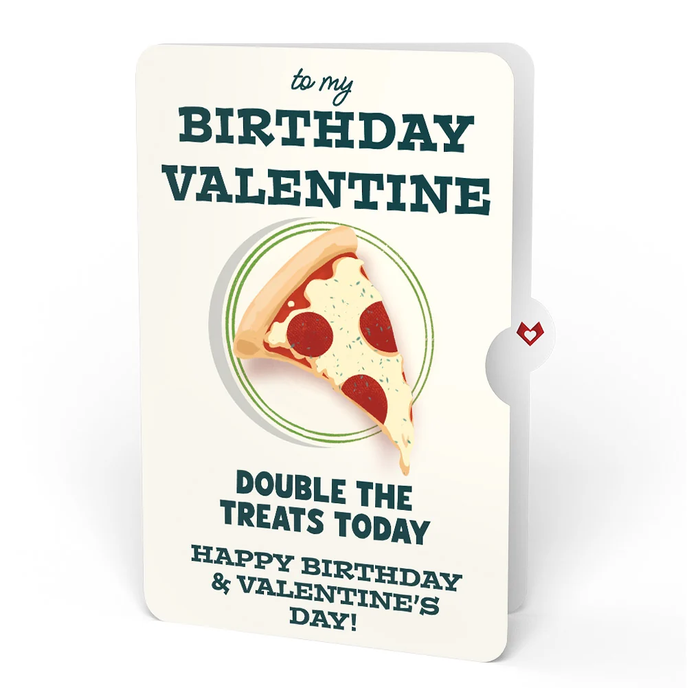 Lovepop Pizza Love Birthday Pop-Up Card and Sentiment Set Plate - Image 4