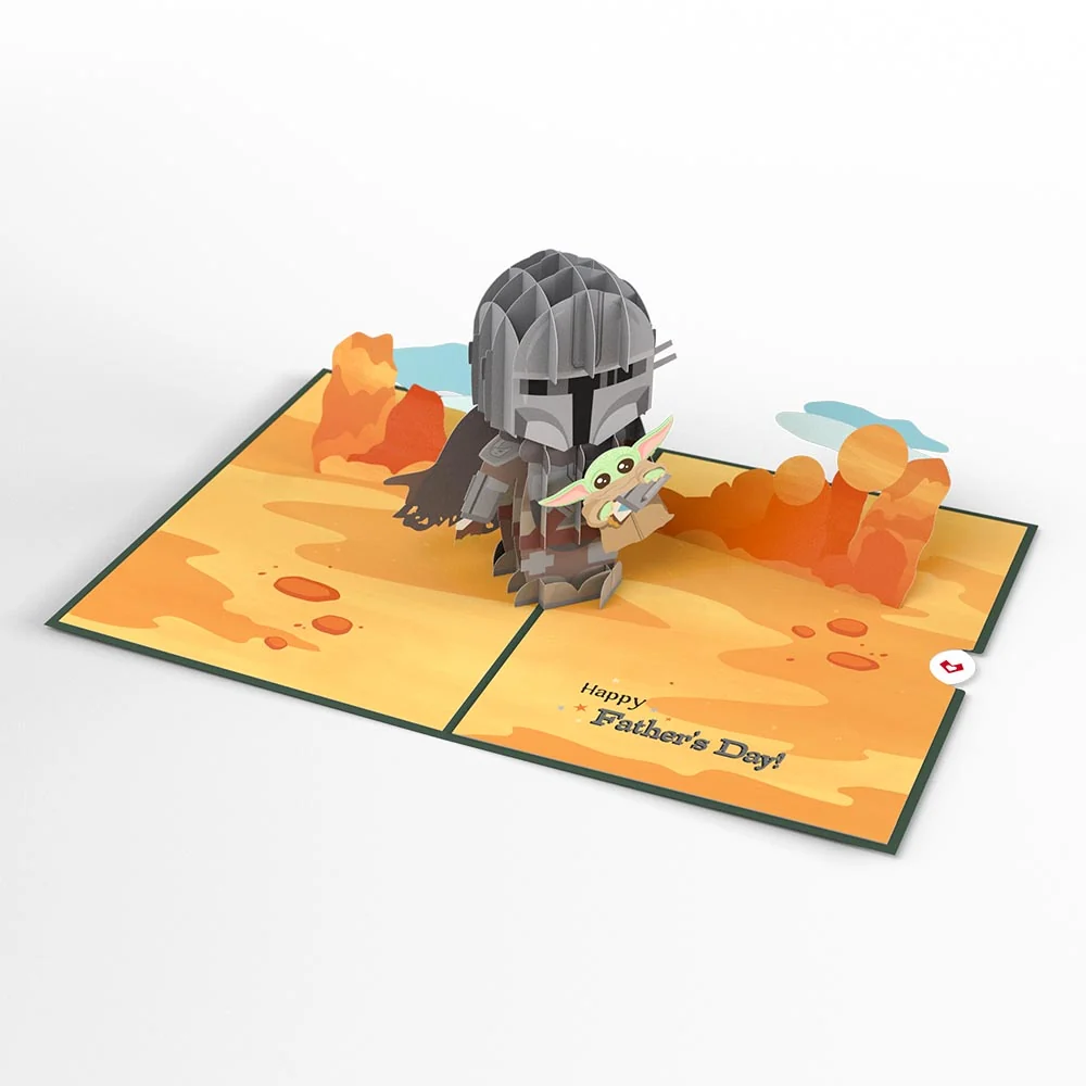 Lovepop Star Wars The Mandalorian Beskar Father's Day Pop-Up Card - Image 3