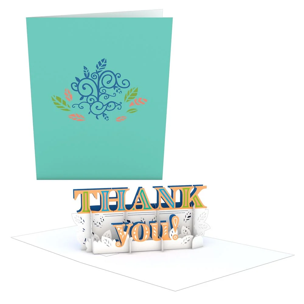 Lovepop Flourish Thank You: Paperpop Card