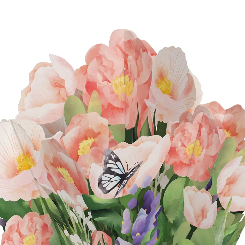Lovepop Peony Mother's Day Bouquet and Sentiment Set for Mother-in-law Vase - Image 3