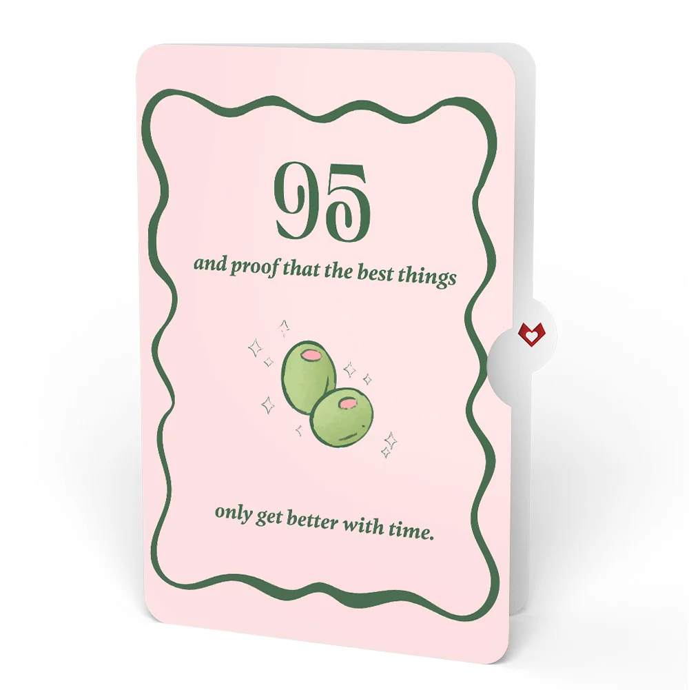 Lovepop Just a Tini Bit Older 95th Birthday Pop-Up Card and Sentiment Set - Image 4