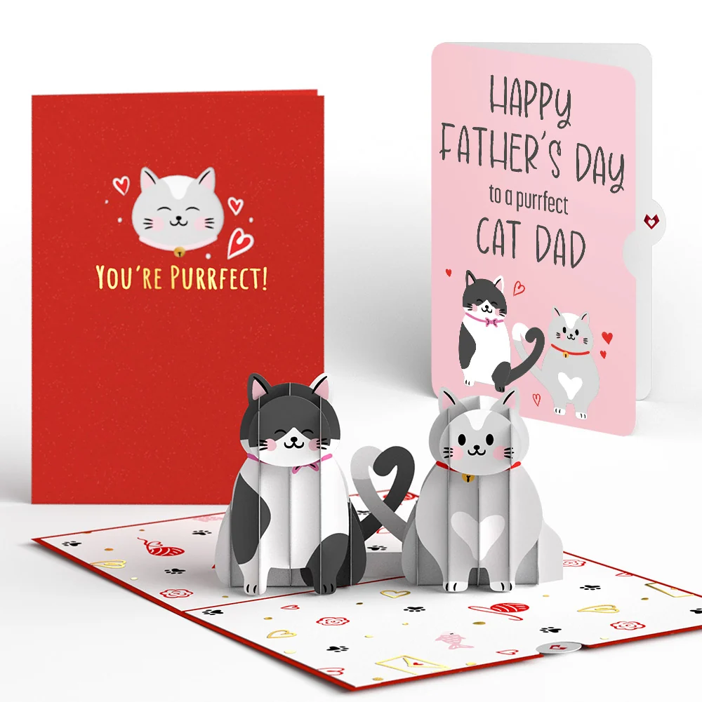 Lovepop Love Cats Father's Day Pop-Up Card and Sentiment Set