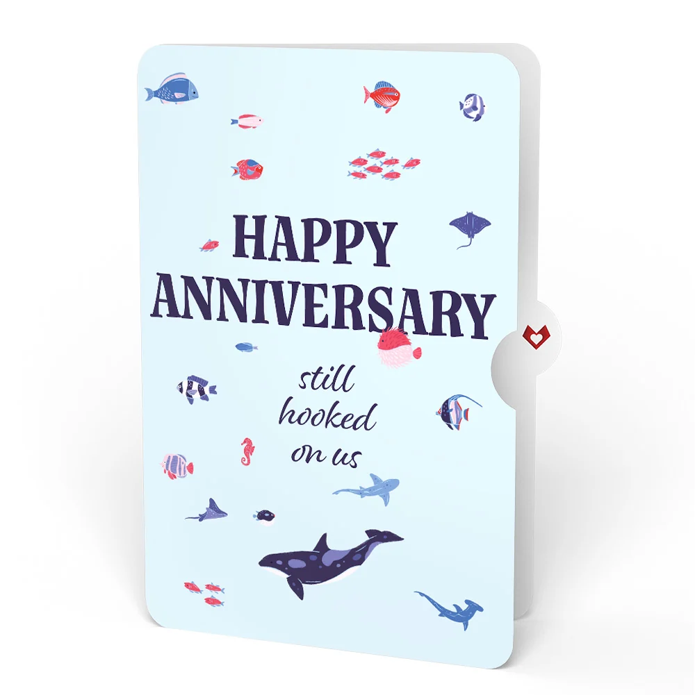 Lovepop I Chews You Shark Anniversary Pop-Up Card and Sentiment Set - Image 4