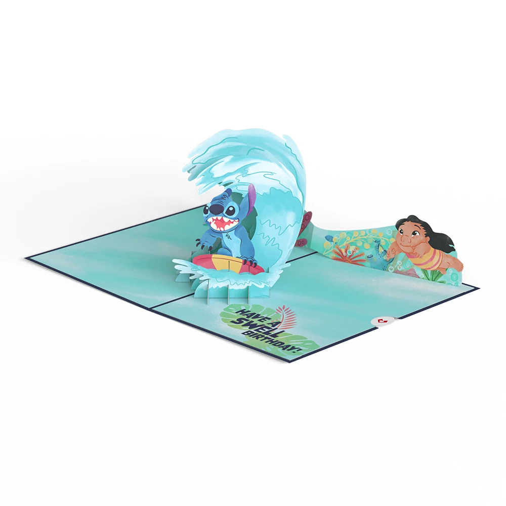 Lovepop Disney's Stitch Cowabunga Birthday Pop-Up Card - Image 6