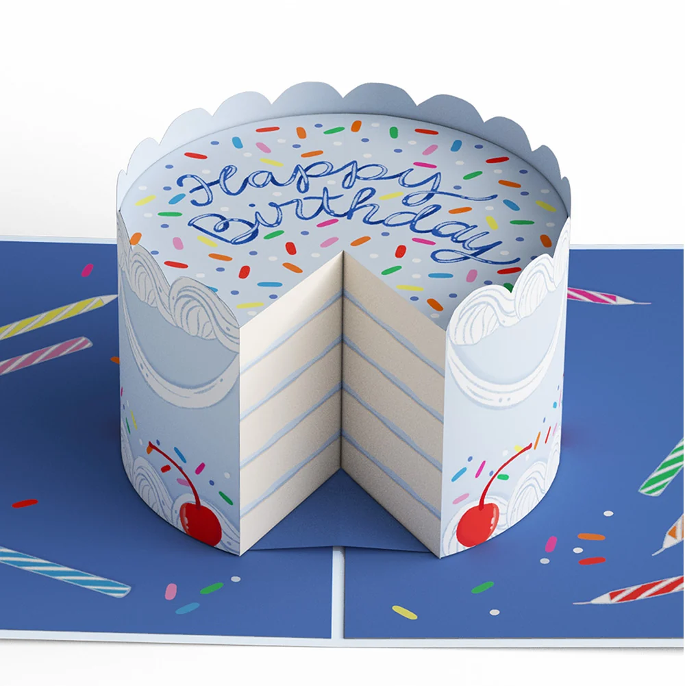 Lovepop Sprinkled with Love Birthday Cake Pop-Up Card and Sentiment Set for Son - Image 3