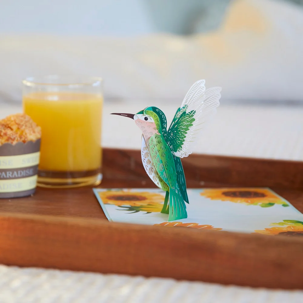 Lovepop Mother's Day Sunflower Hummingbird Pop-Up Card - Image 6