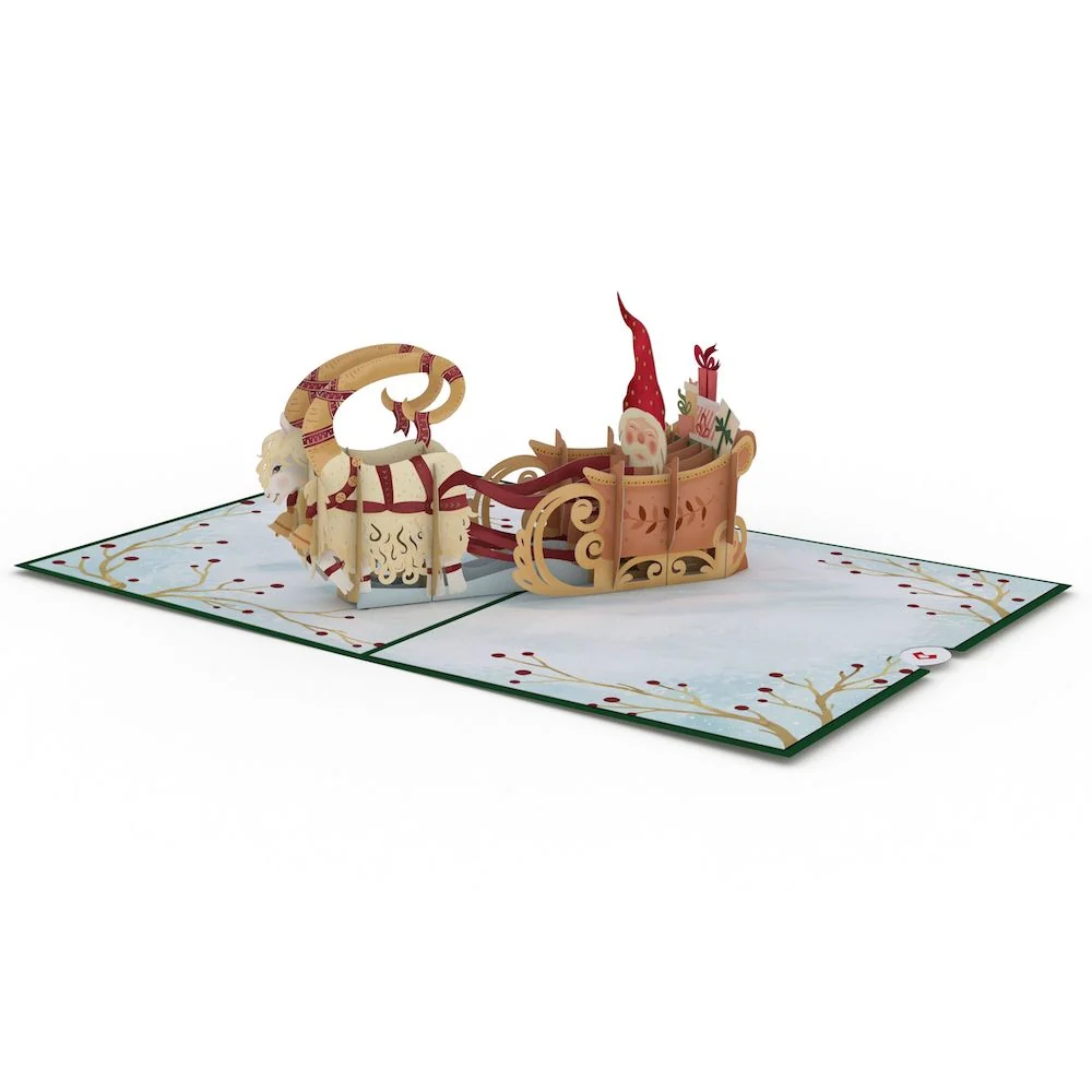 Lovepop Gnome Sleigh Pop-Up Card - Image 3