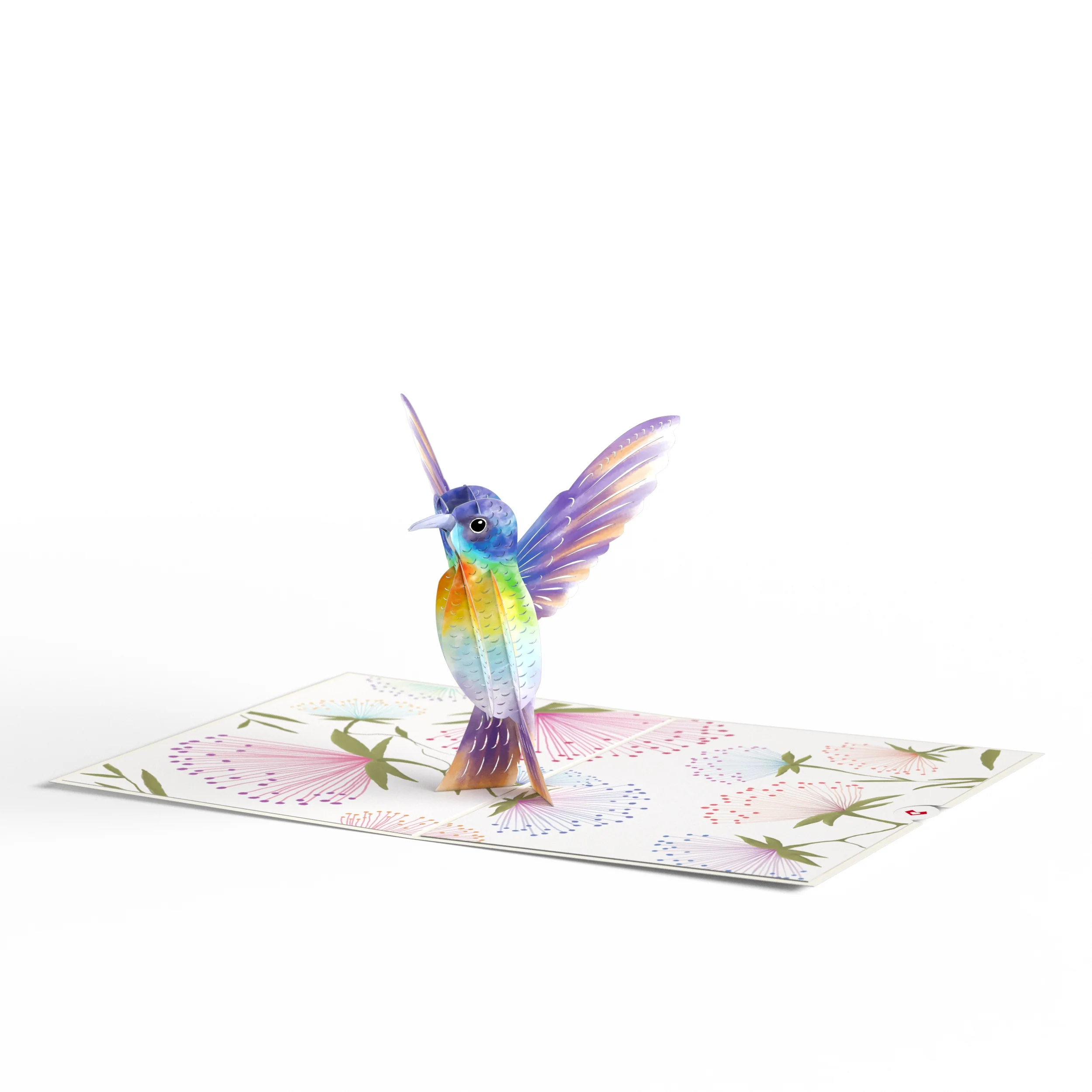 Lovepop Vibrant Hummingbird Father's Day Pop-Up Card and Enjoy The Birds Sentiment Set for Dad Cream - Image 3