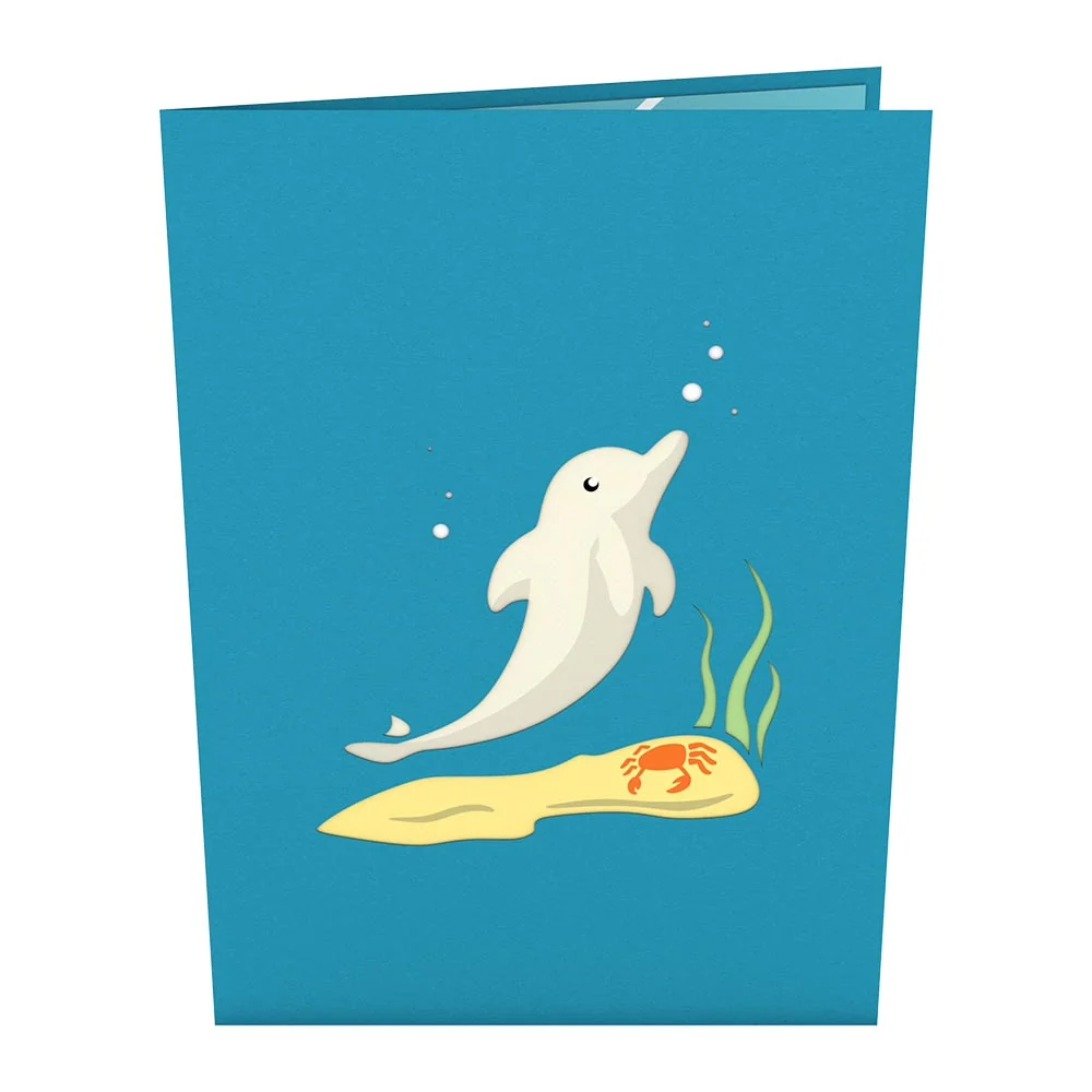 Lovepop Dolphins Pop-Up Card - Image 4