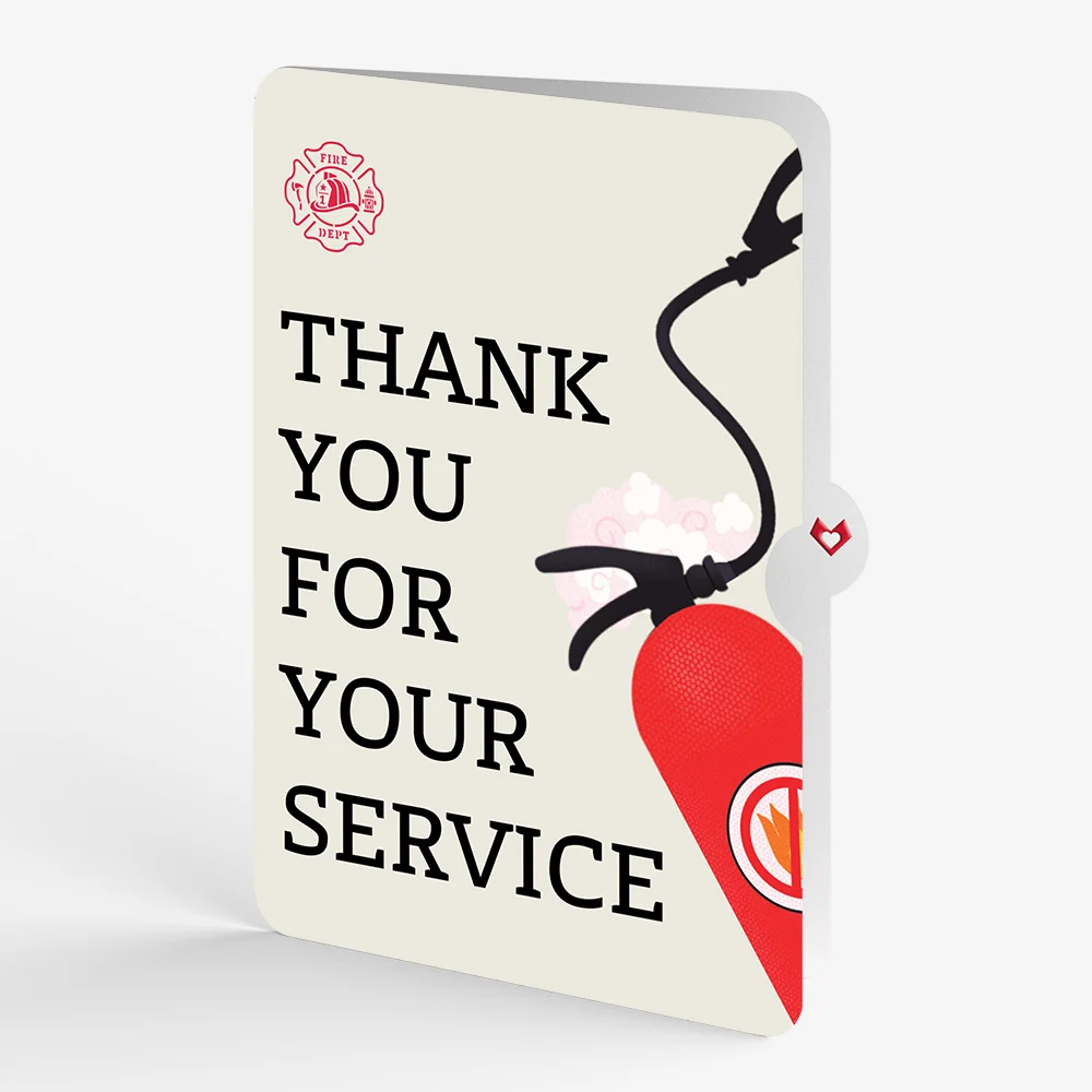 Lovepop Fire Truck Thank You Pop-Up Card and Sentiment Set - Image 4
