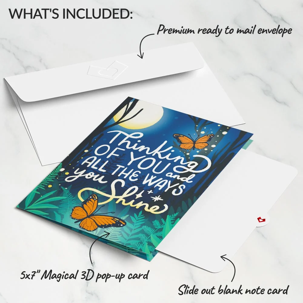 Lovepop Thinking of You Butterfly Jar Light-Up Pop-Up Card - Image 6