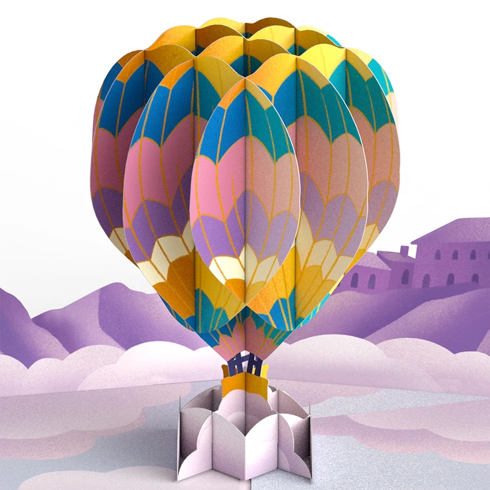 Lovepop Adventure Awaits Hot Air Balloon Pop-Up Card - Image 2