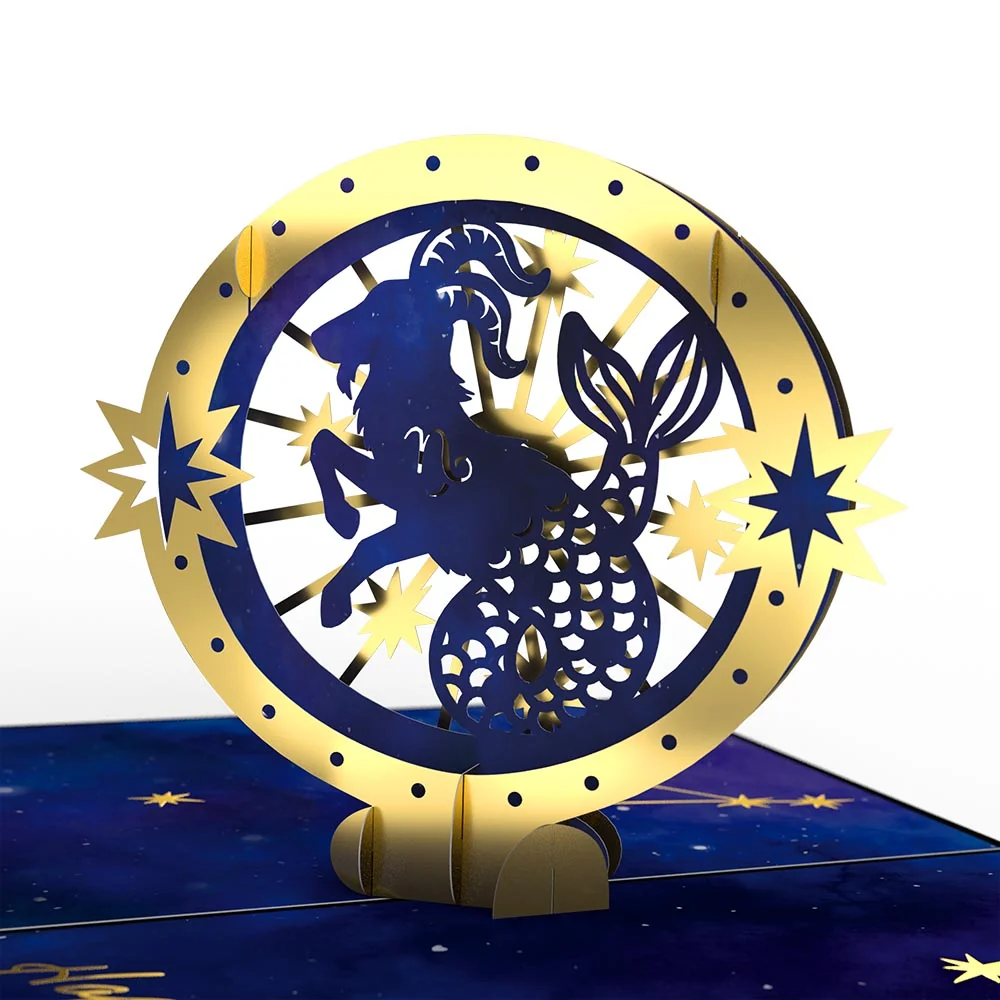 Lovepop Capricorn Zodiac Birthday Pop-Up Card - Image 2