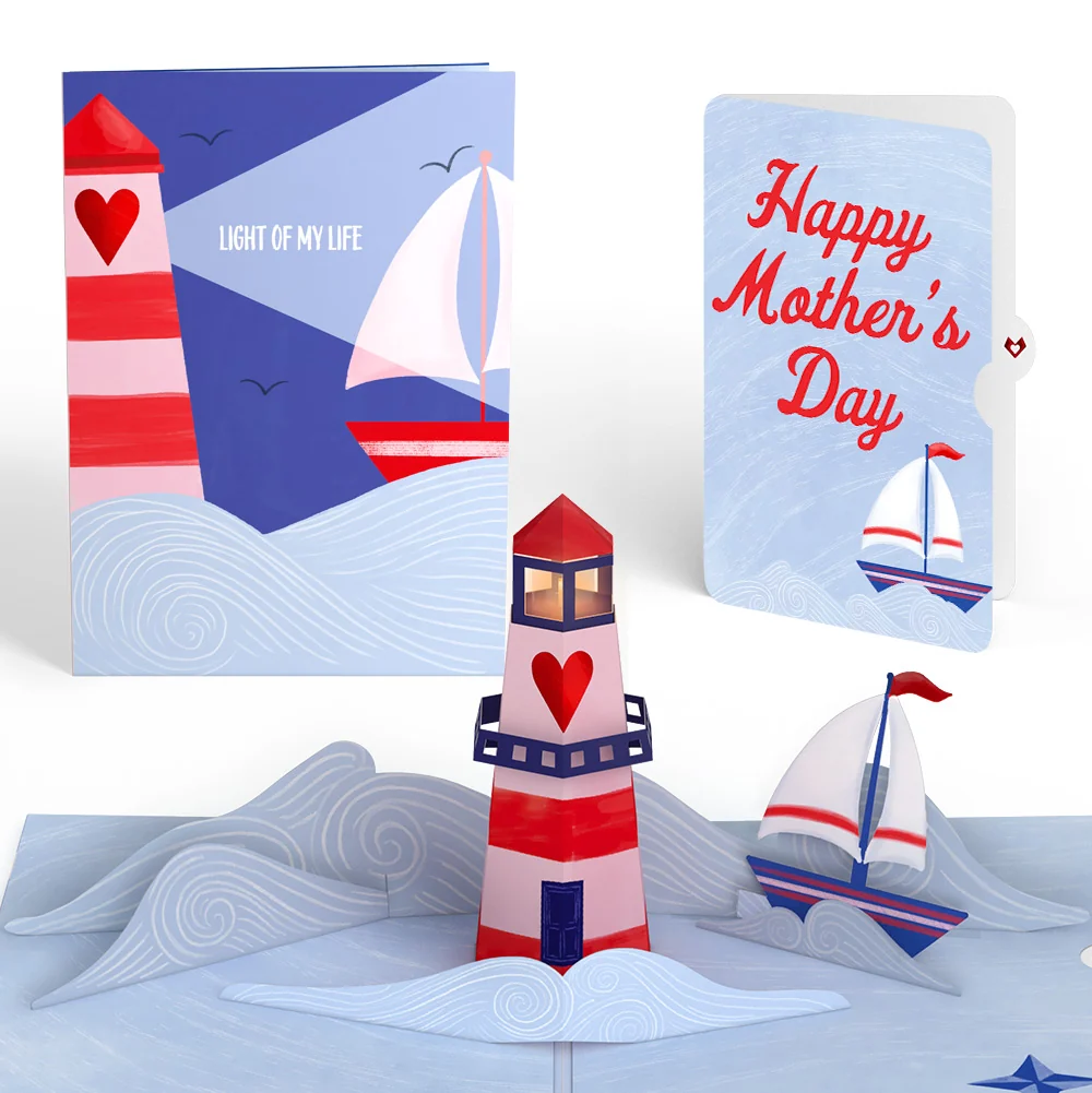 Lovepop Light of My Life Mother’s Day Light-Up Pop-Up Card and Sentiment Set for Mom