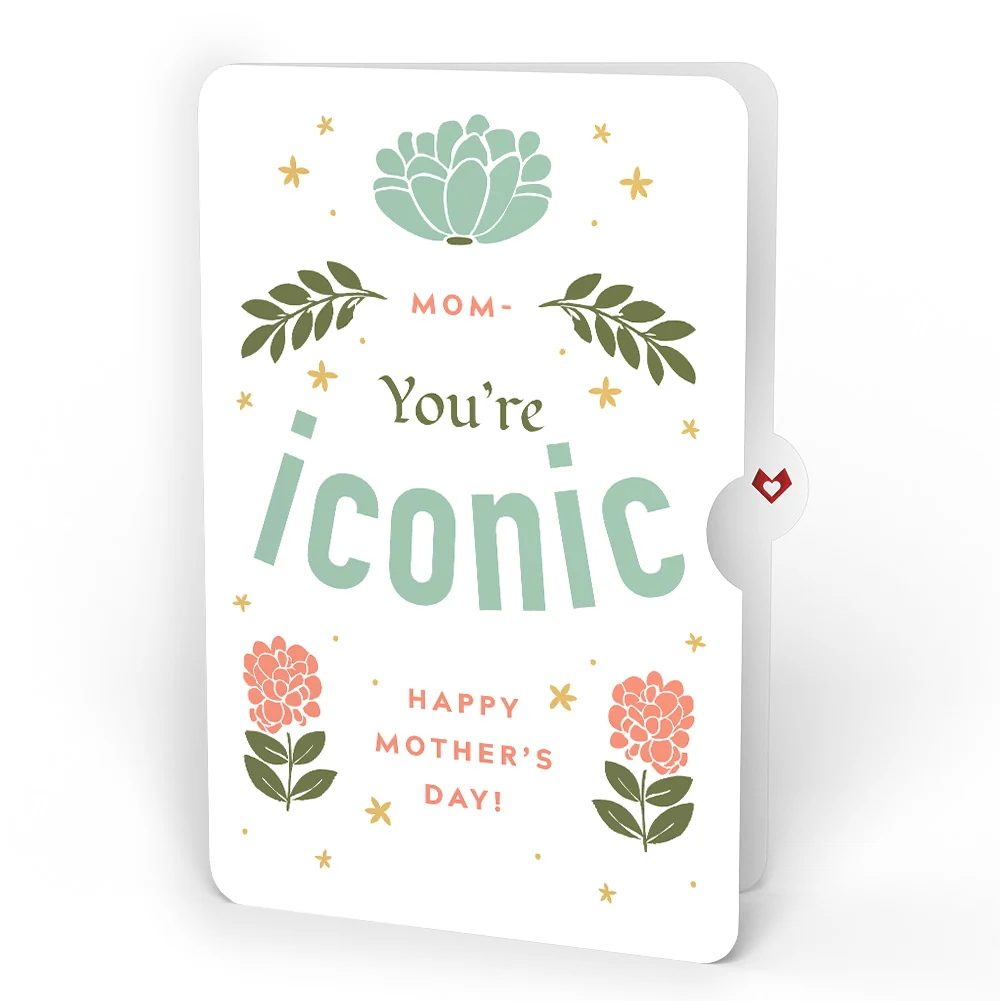 Lovepop Serene Hummingbird Mother’s Day HeartFelt Charm Card and Iconic Bloom Sentiment Set for Mom - Image 4