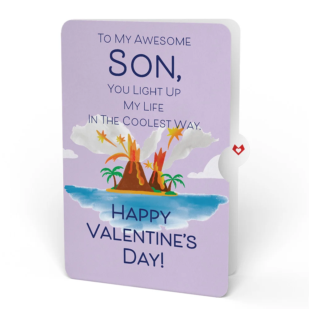 Lovepop I Lava You Valentine Pop-Up Card and Sentiment Set for Son - Image 4